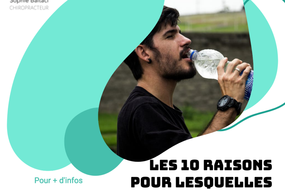 Pour s’hydrater, il est important de boire au minimum 1,5 litres d’eau par jour 10 raisons pour devenir accro à l'eau